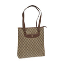 GUCCI GG Supreme Tote Bag PVC Leather Beige Gold 002 615 88483