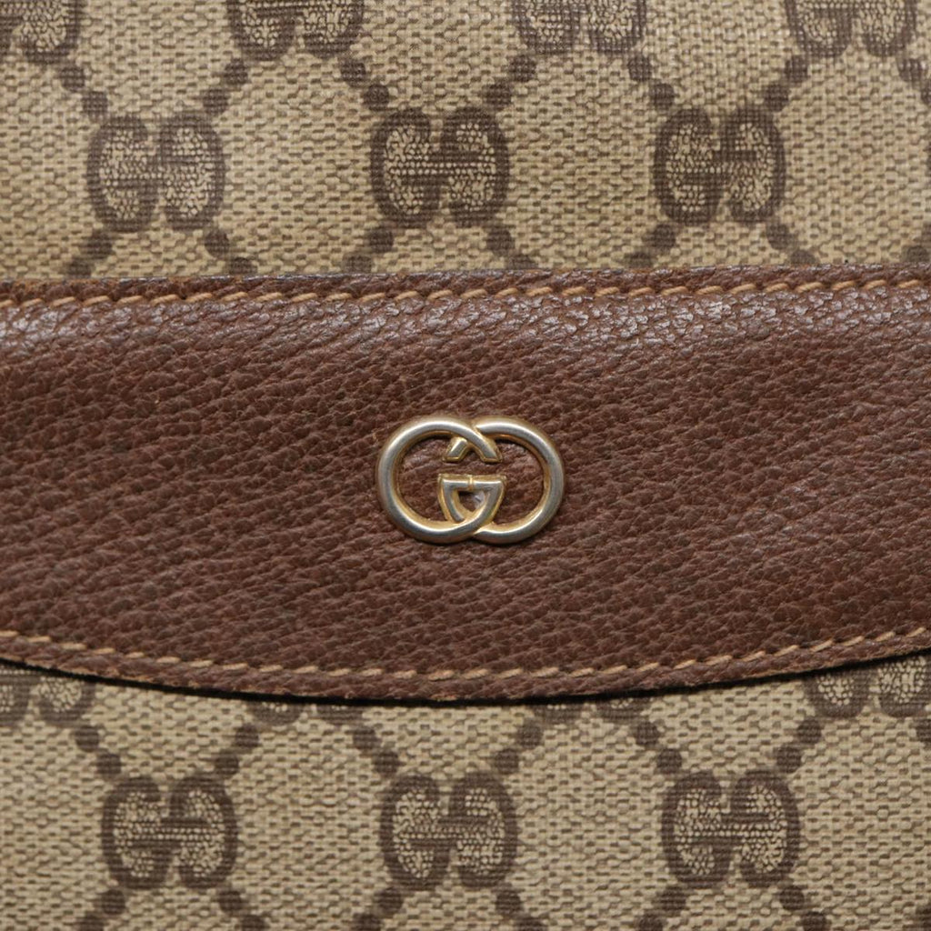 GUCCI GG Supreme Tote Bag PVC Leather Beige Gold 002 615 88483