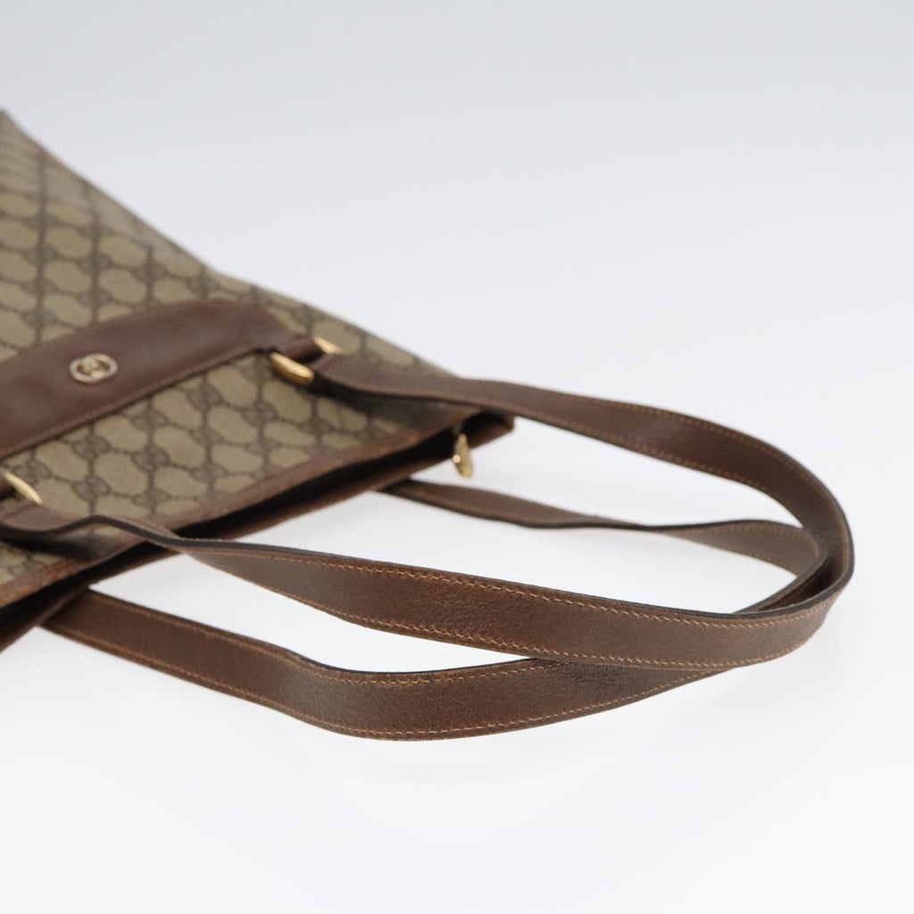 GUCCI GG Supreme Tote Bag PVC Leather Beige Gold 002 615 88483