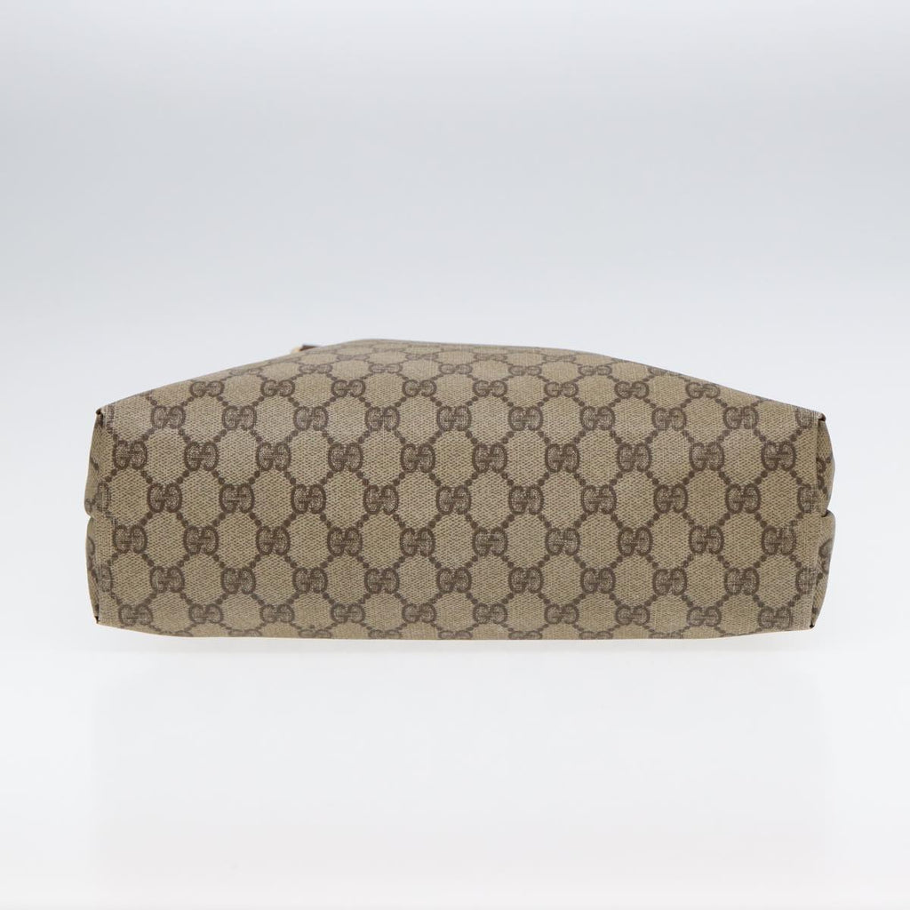 GUCCI GG Supreme Tote Bag PVC Leather Beige Gold 002 615 88483