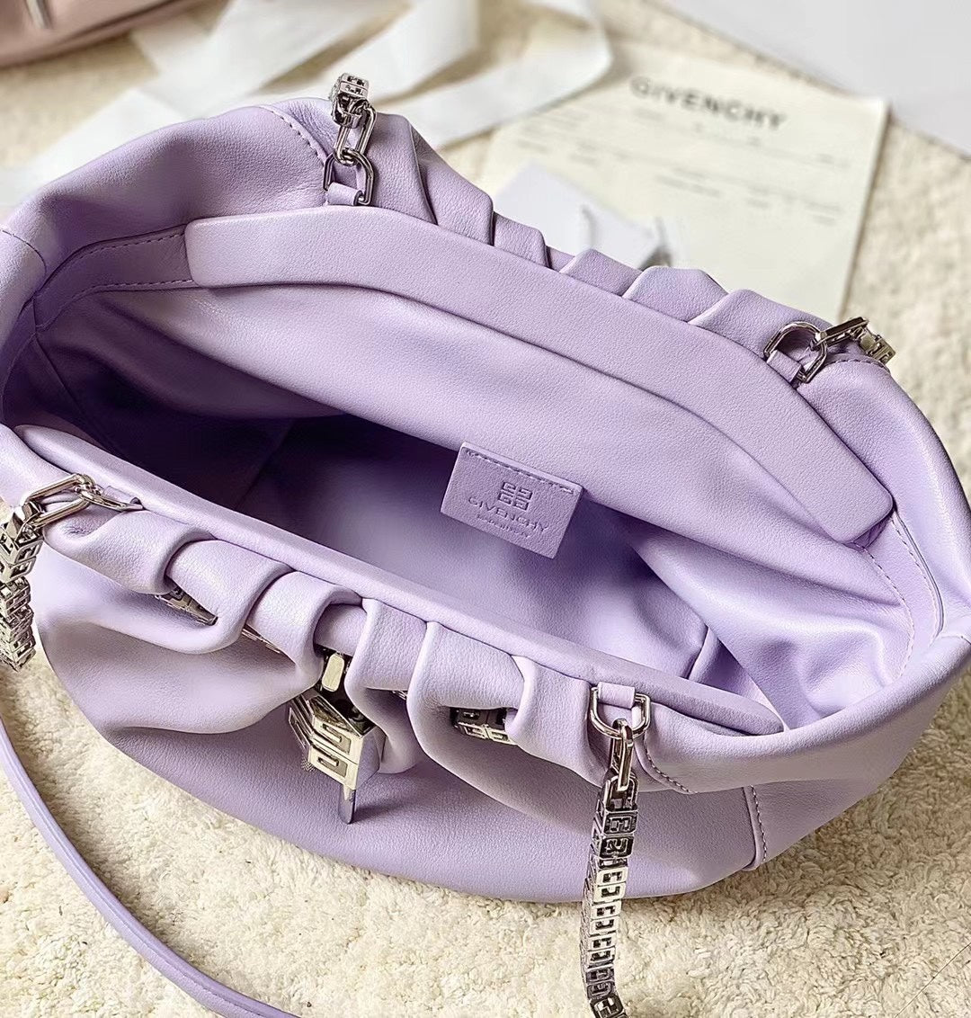 gv Small Kenny Bag Mauve For Women, Handbags, Shoulder Bags 12.6in/32cm GVC GLAMI50MJB1DZ-541