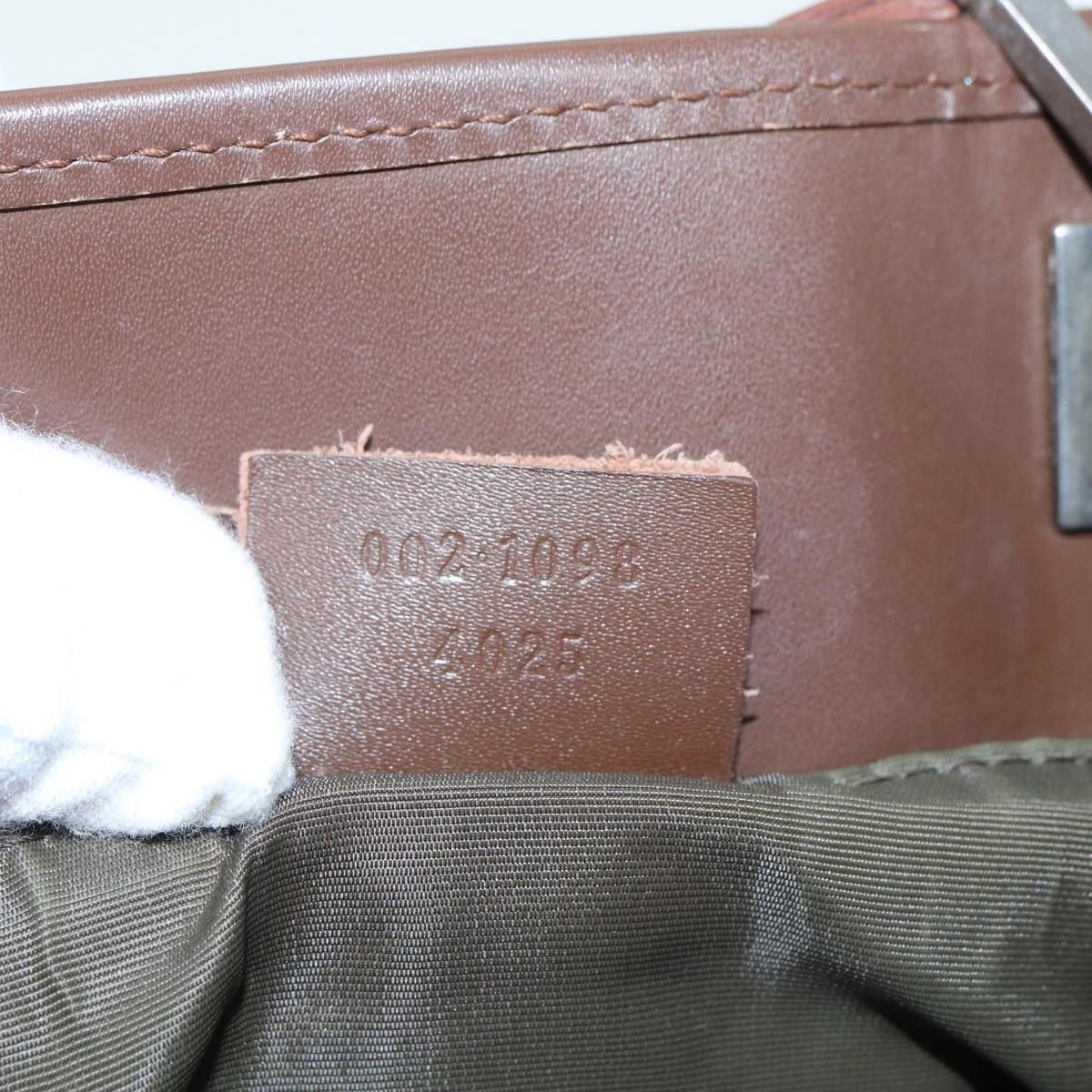 GUCCI GG Canvas Tote Bag Beige Silver 002 1098 88521