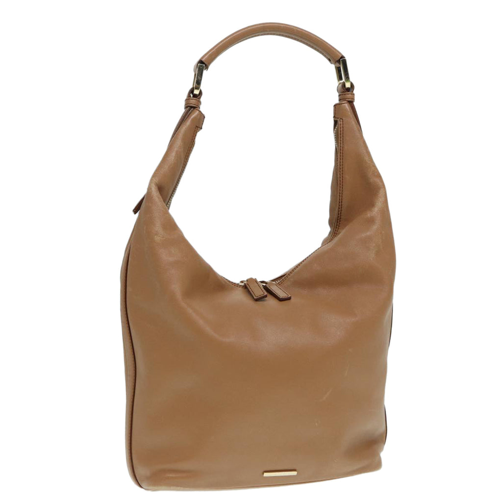 GUCCI Shoulder Bag Leather Beige Gold 001 4288 88530