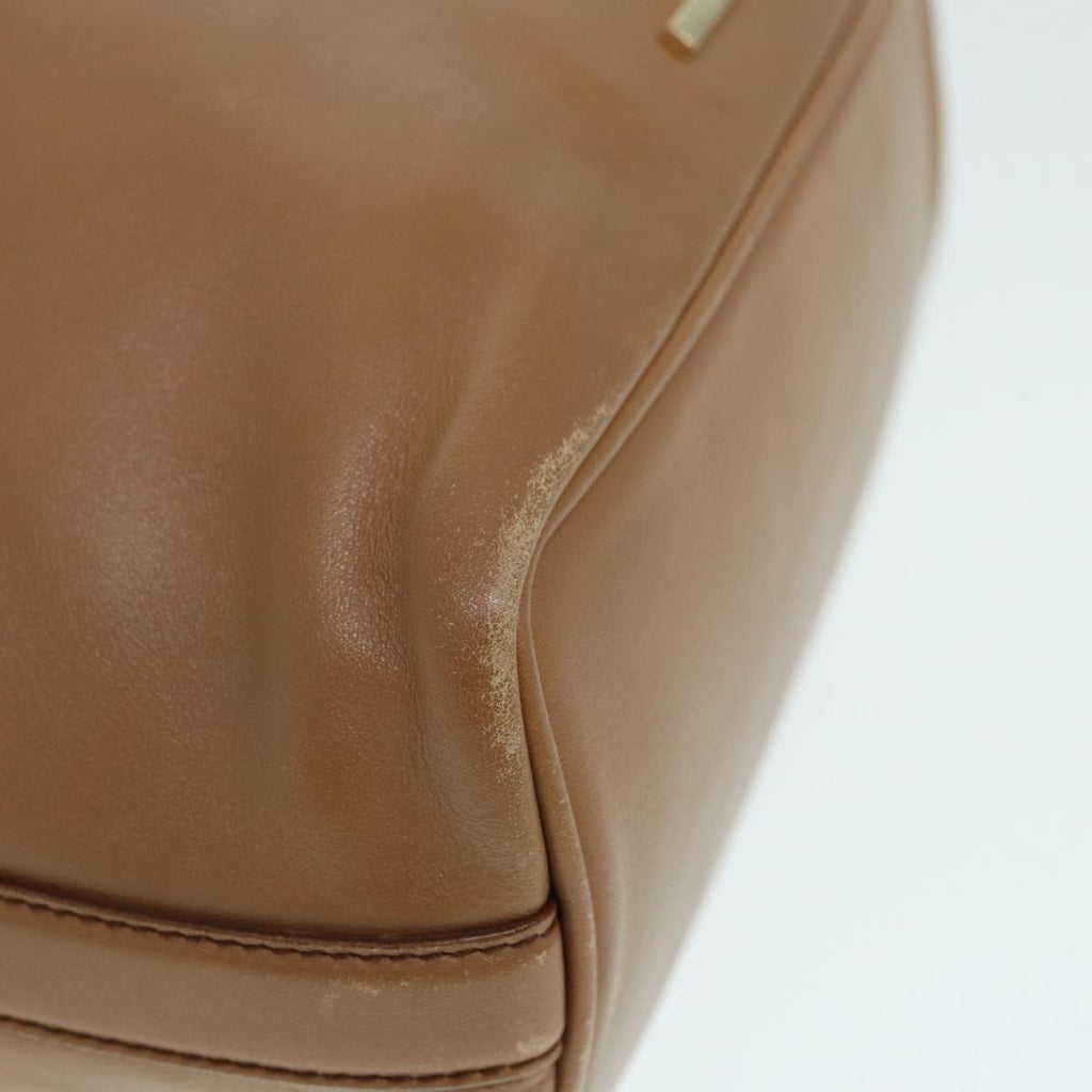 GUCCI Shoulder Bag Leather Beige Gold 001 4288 88530