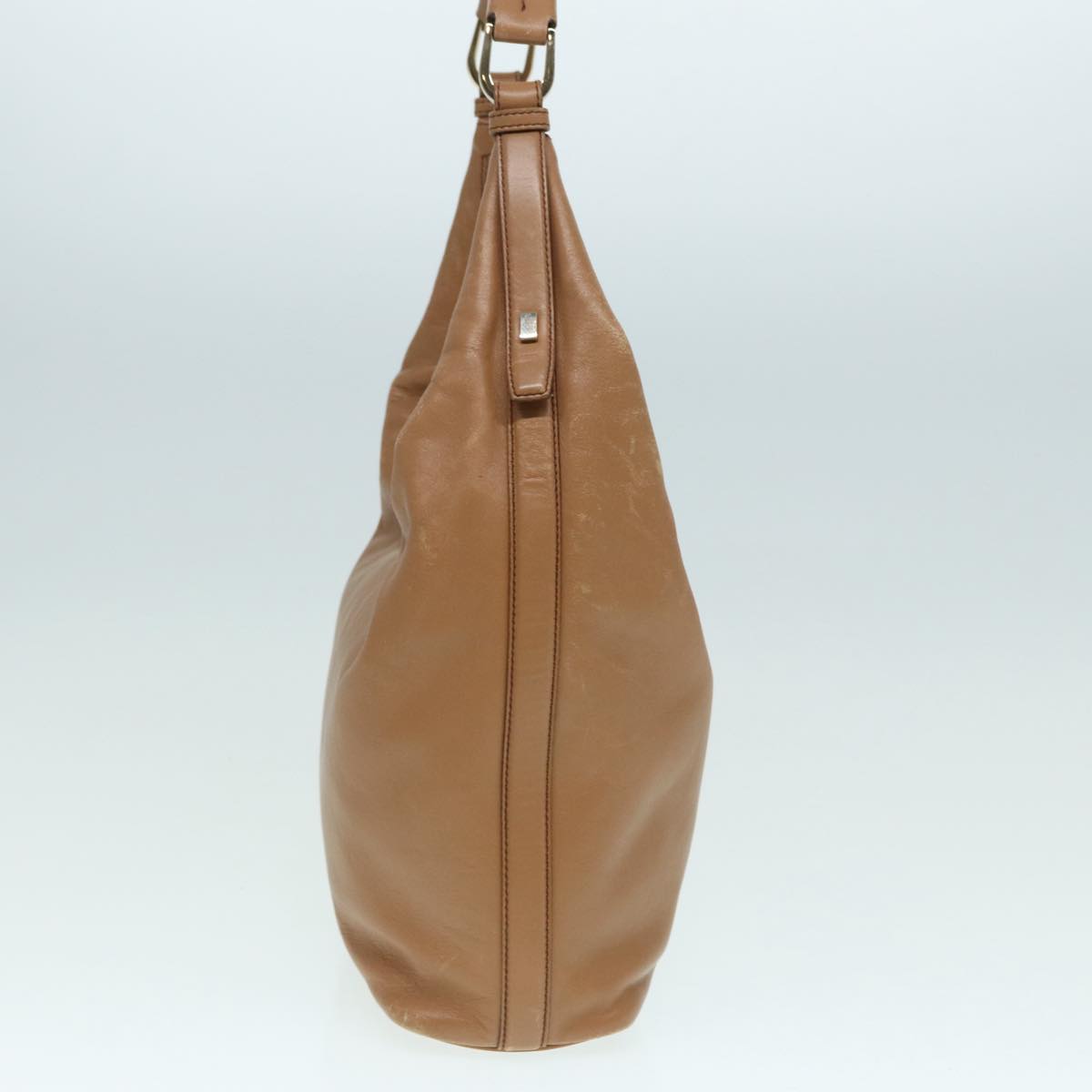 GUCCI Shoulder Bag Leather Beige Gold 001 4288 88530