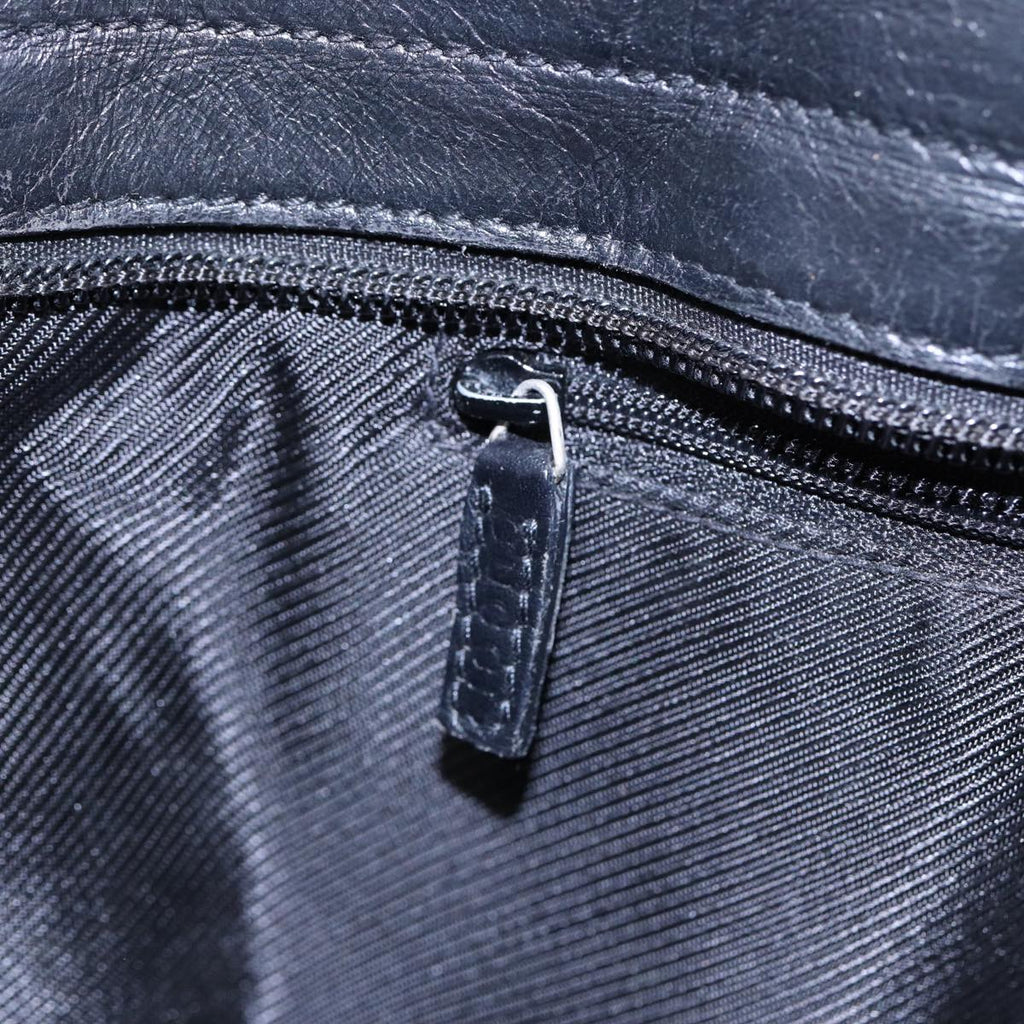 GUCCI Tote Bag GG Canvas Black Silver 002 1119 88532