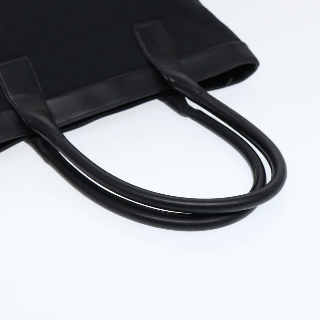 GUCCI Tote Bag GG Canvas Black Silver 002 1119 88532