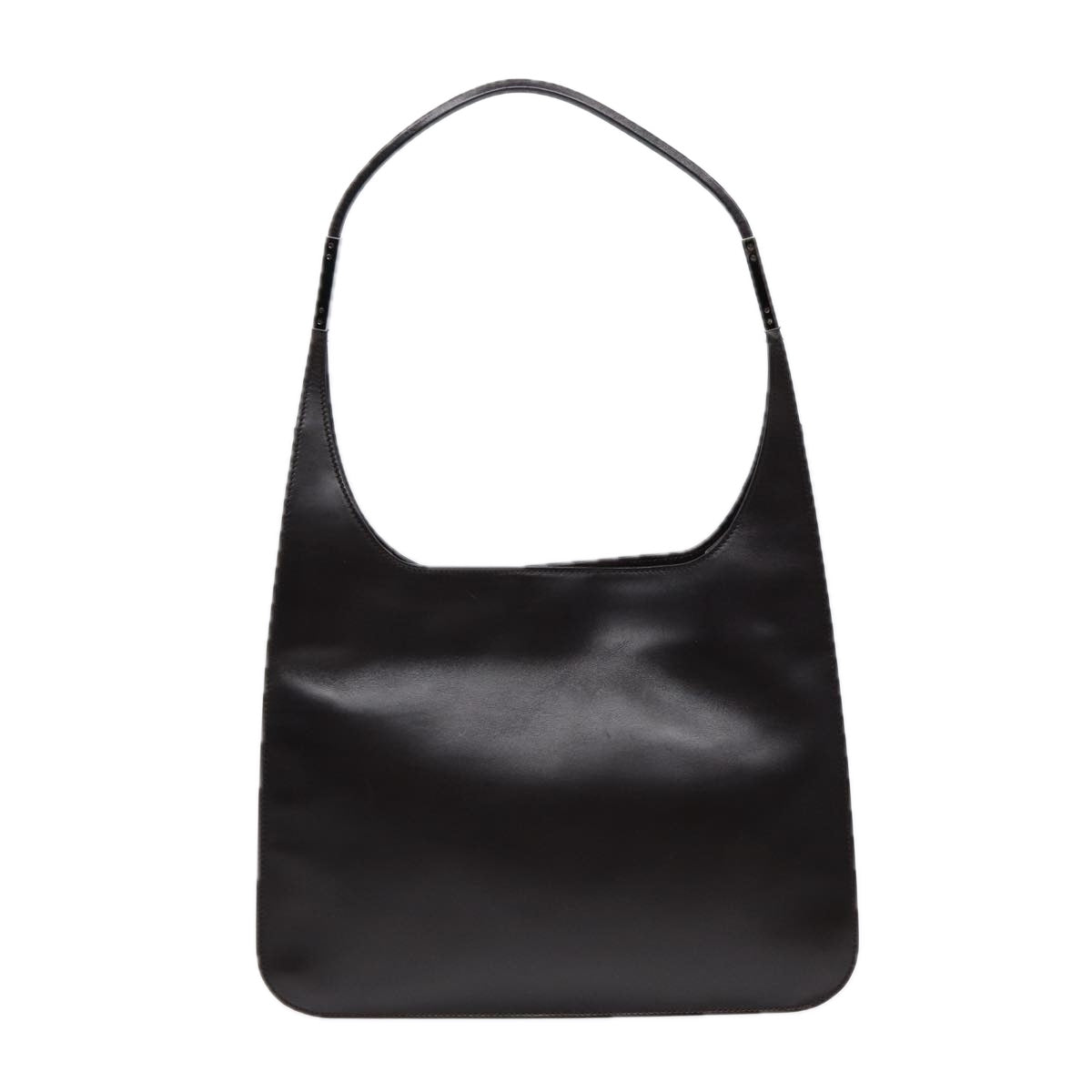 GUCCI Shoulder Bag Leather Black Silver 001 3167 88563