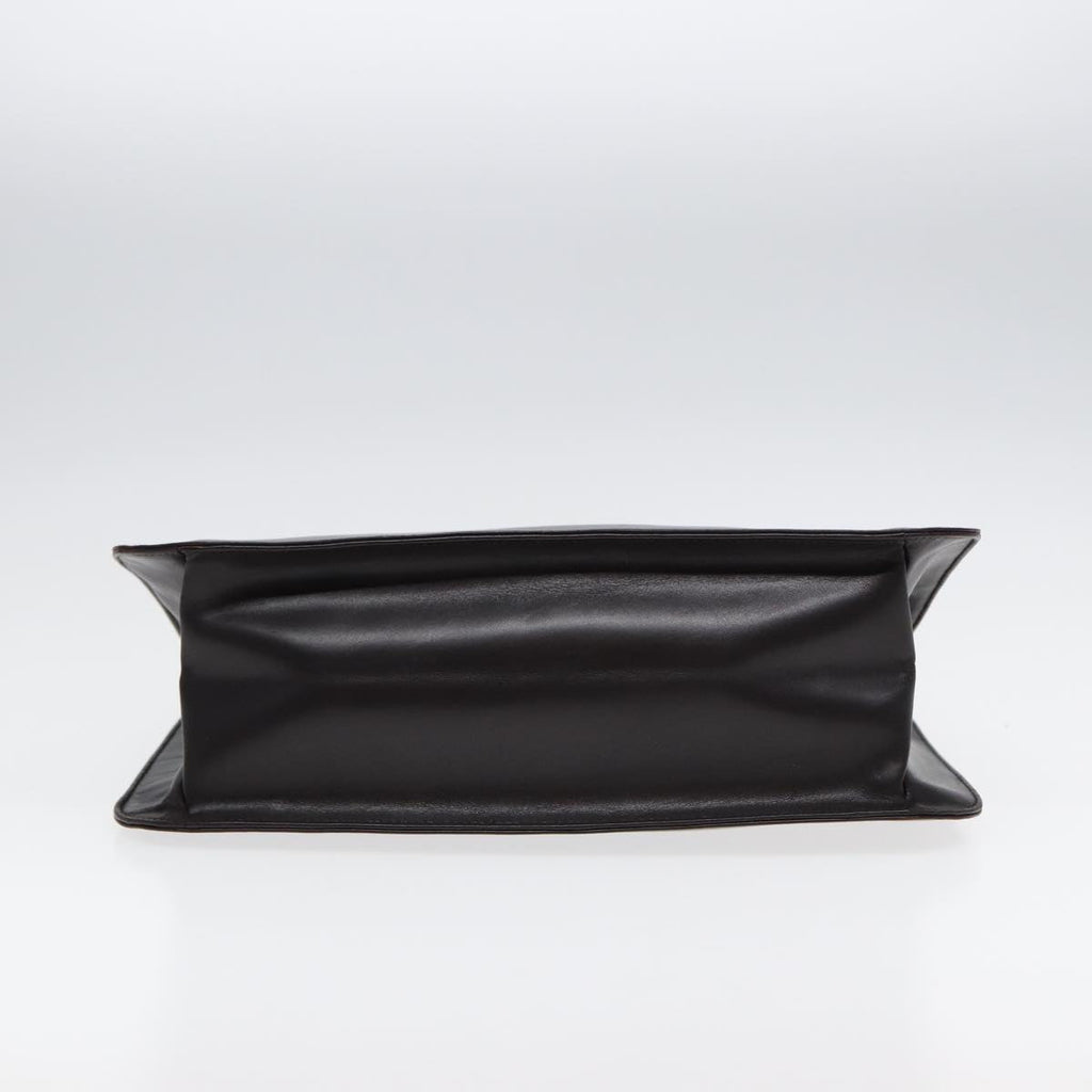 GUCCI Shoulder Bag Leather Black Silver 001 3167 88563