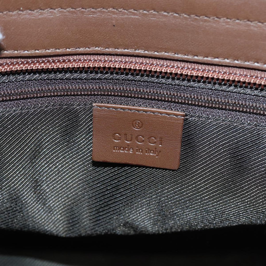 GUCCI GG Canvas Tote Bag Beige Gold 33890 88576