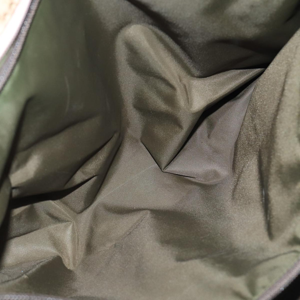 GUCCI GG Canvas Tote Bag Beige Silver 155524 88661