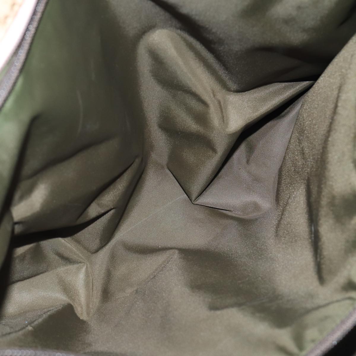 GUCCI GG Canvas Tote Bag Beige Silver 155524 88661