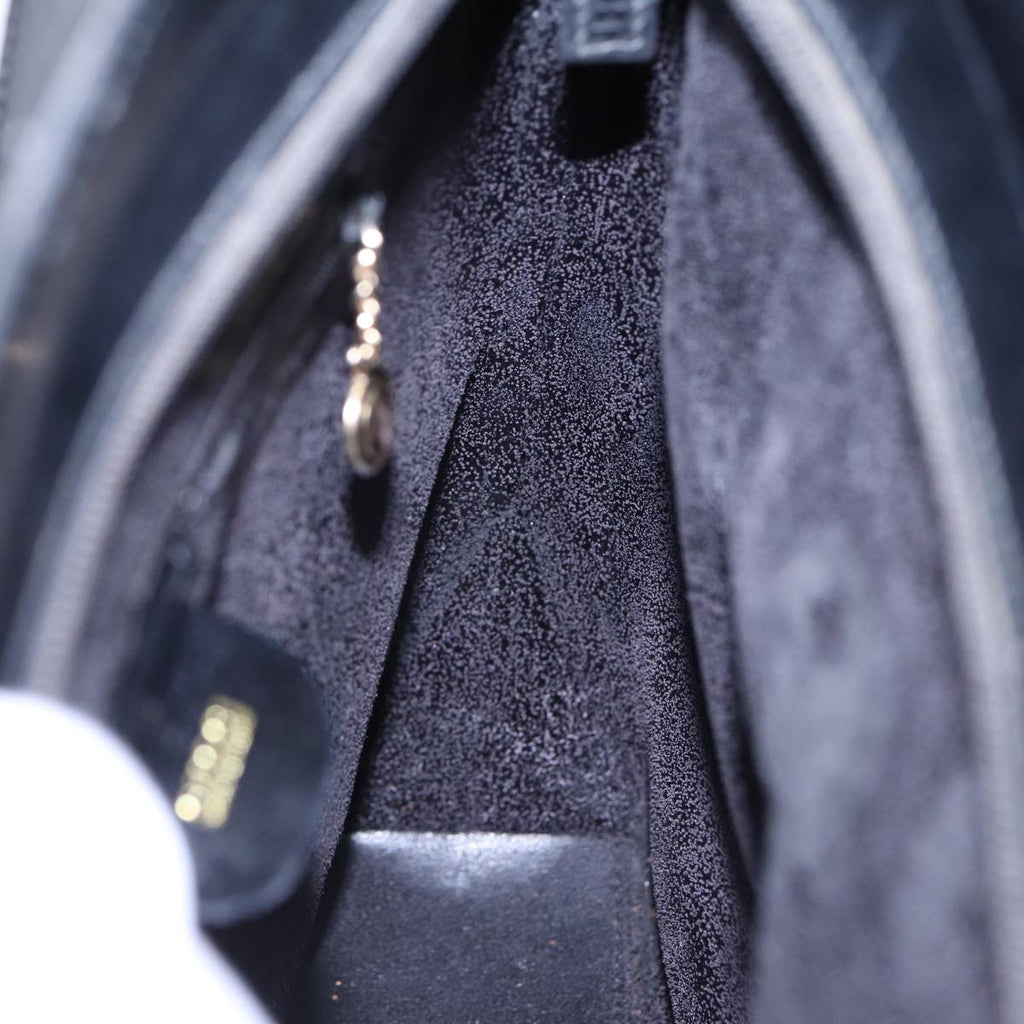 GUCCI Shoulder Bag Patent leather Black Gold 002 2113 0482 88746