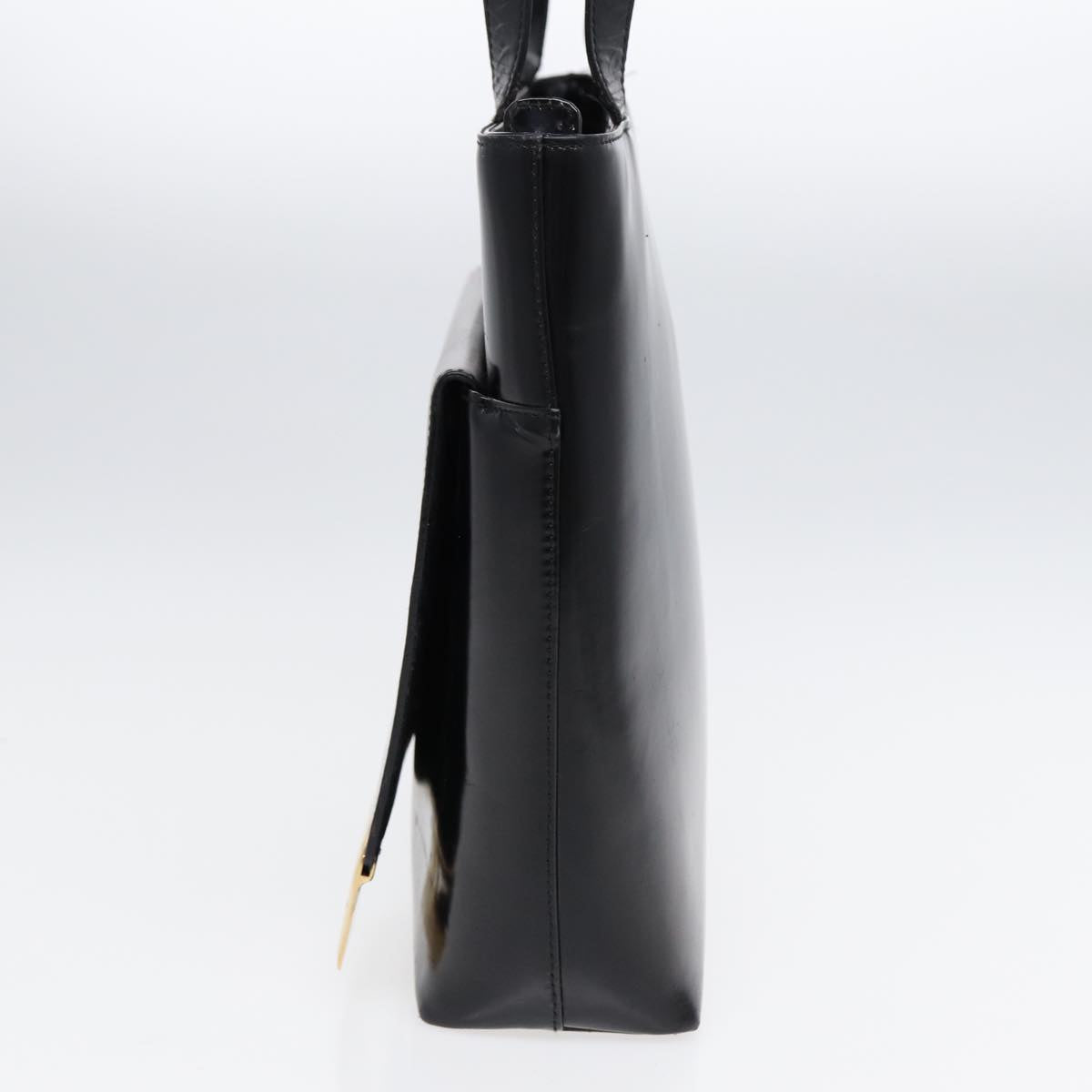 GUCCI Shoulder Bag Patent leather Black Gold 002 2113 0482 88746