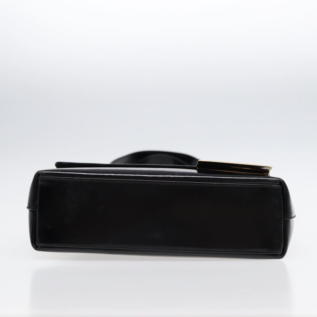 GUCCI Shoulder Bag Patent leather Black Gold 002 2113 0482 88746