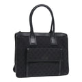 GUCCI GG Canvas Tote Bag Black Gold 88788