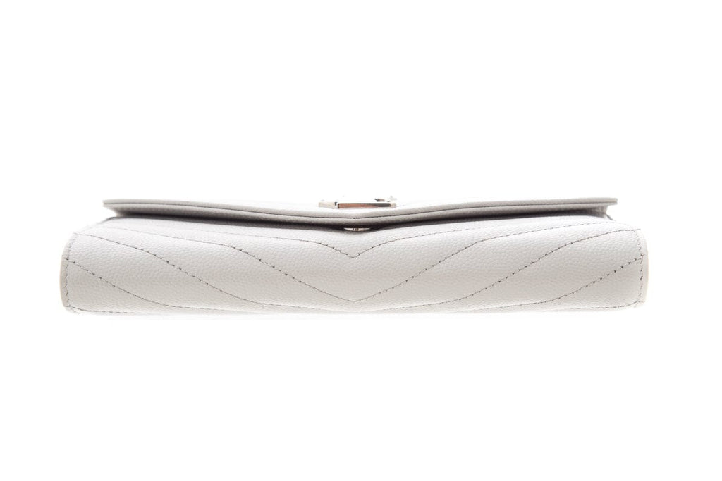 Saint Laurent Light Gray Grain De Poudre WOC