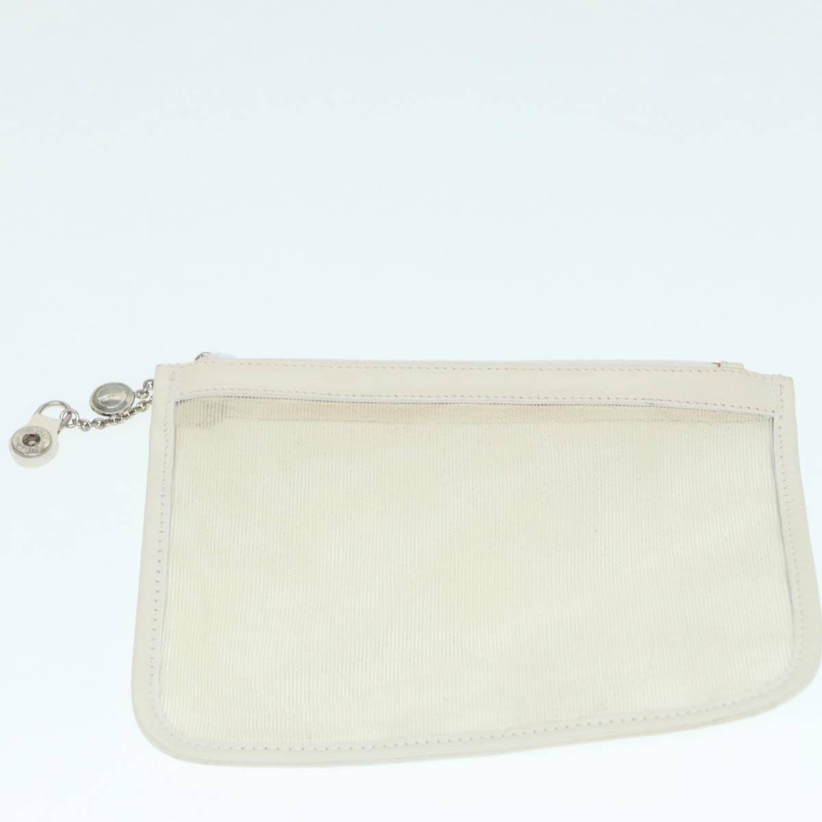 GUCCI Tote Bag Patent Leather Beige Silver 002 1705 0405 88806