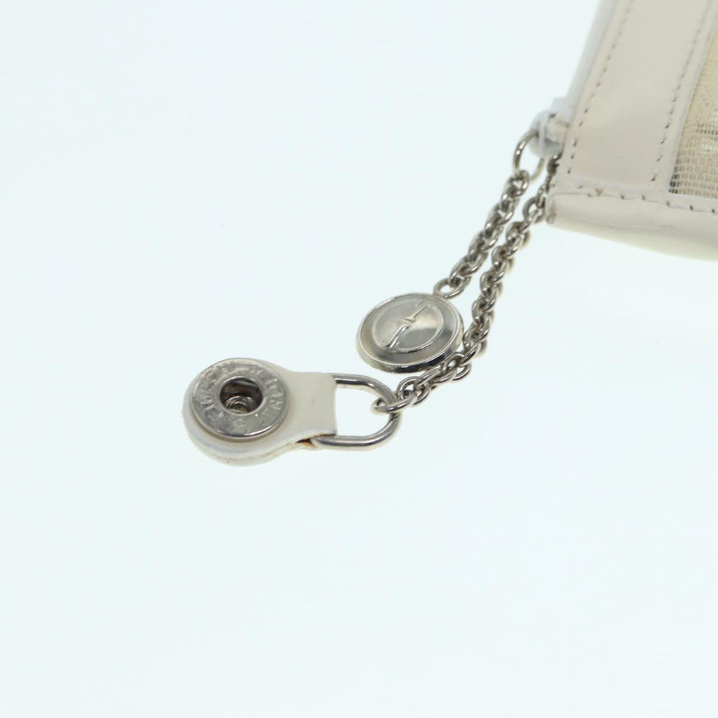 GUCCI Tote Bag Patent Leather Beige Silver 002 1705 0405 88806