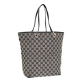 GUCCI GG Canvas Tote Bag Black Gold 002 1098 88954