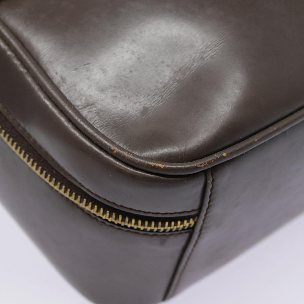 GUCCI Bamboo Hand Bag Leather Brown Gold 000 2040 0323 88959