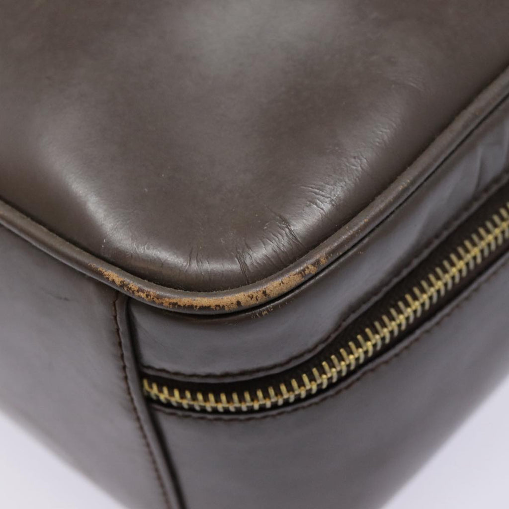 GUCCI Bamboo Hand Bag Leather Brown Gold 000 2040 0323 88959