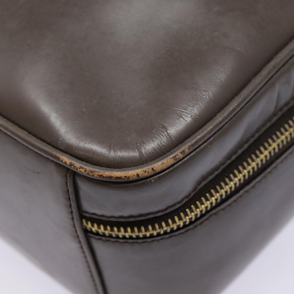 GUCCI Bamboo Hand Bag Leather Brown Gold 000 2040 0323 88959