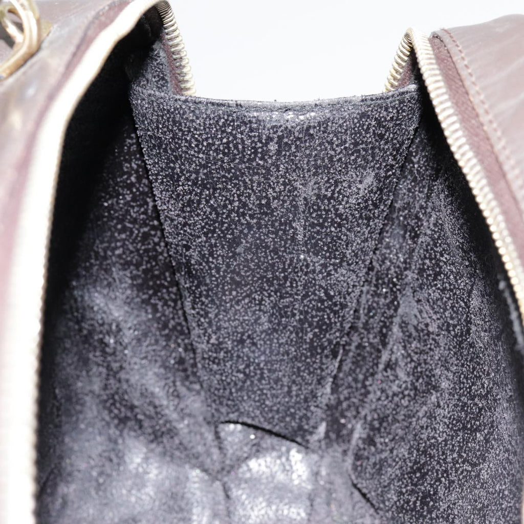GUCCI Bamboo Hand Bag Leather Brown Gold 000 2040 0323 88959