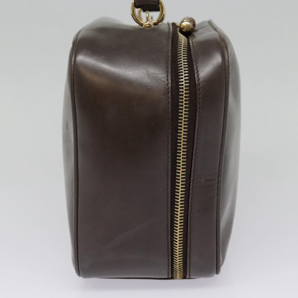 GUCCI Bamboo Hand Bag Leather Brown Gold 000 2040 0323 88959