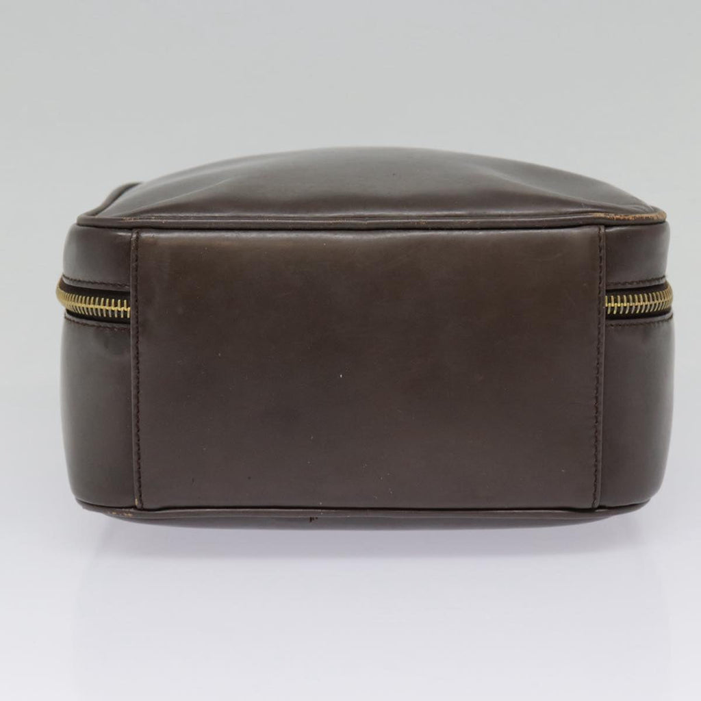 GUCCI Bamboo Hand Bag Leather Brown Gold 000 2040 0323 88959