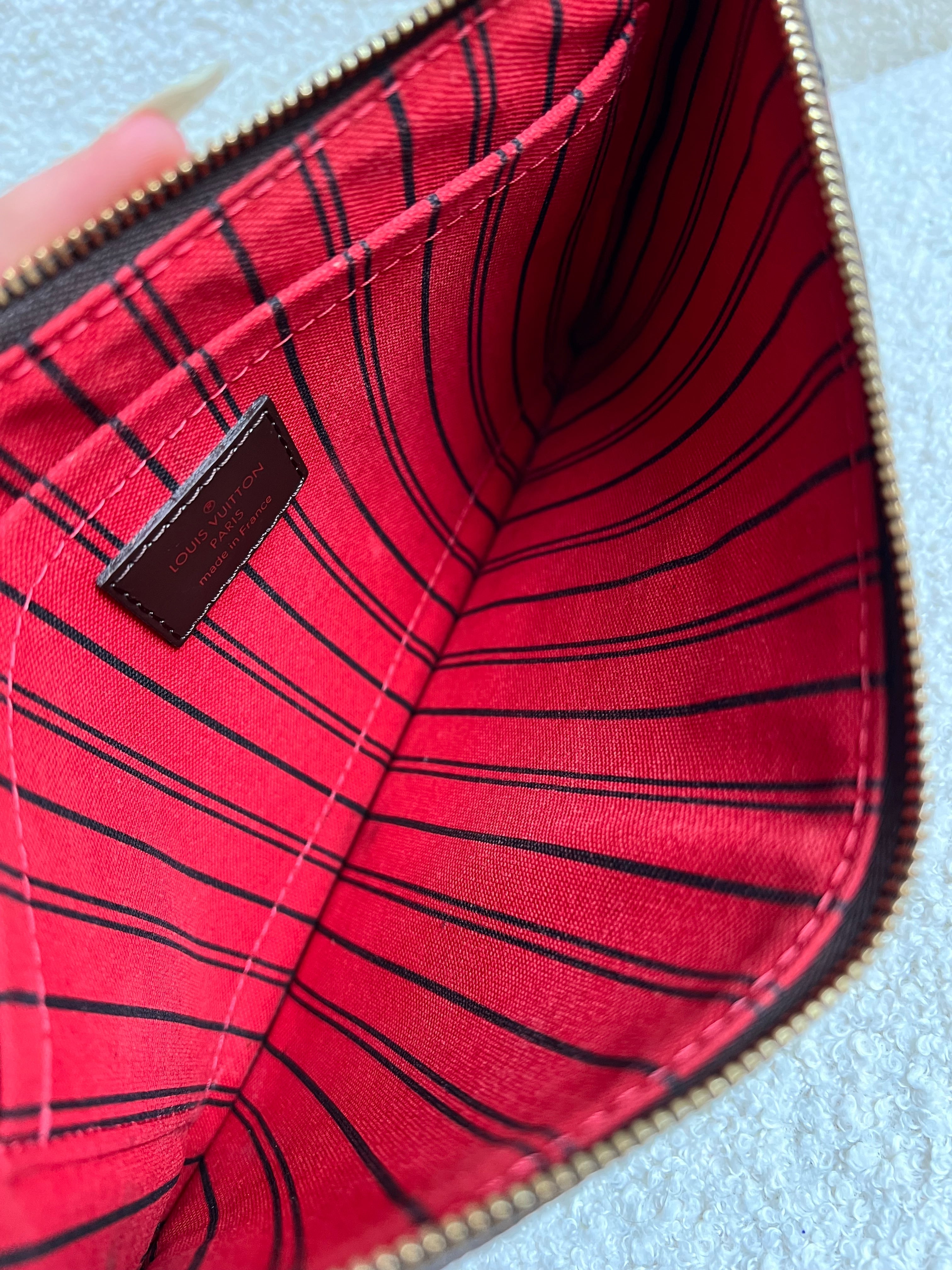 Louis Vuitton Pouch (from Neverfull) in Damier Ebene