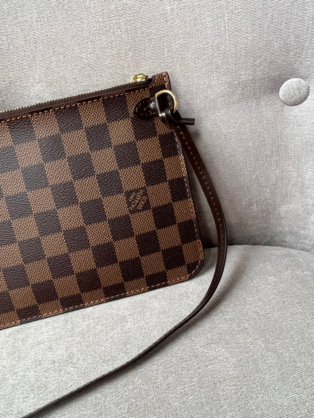 Louis Vuitton Pouch (from Neverfull) in Damier Ebene