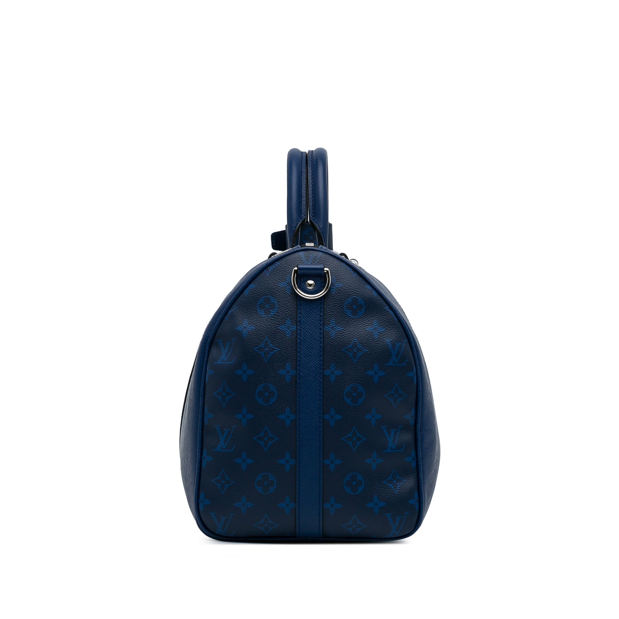 Louis Vuitton Keepall 50 BandouliÃƒÆ’Ã‚Â¨re Blue Taigarama