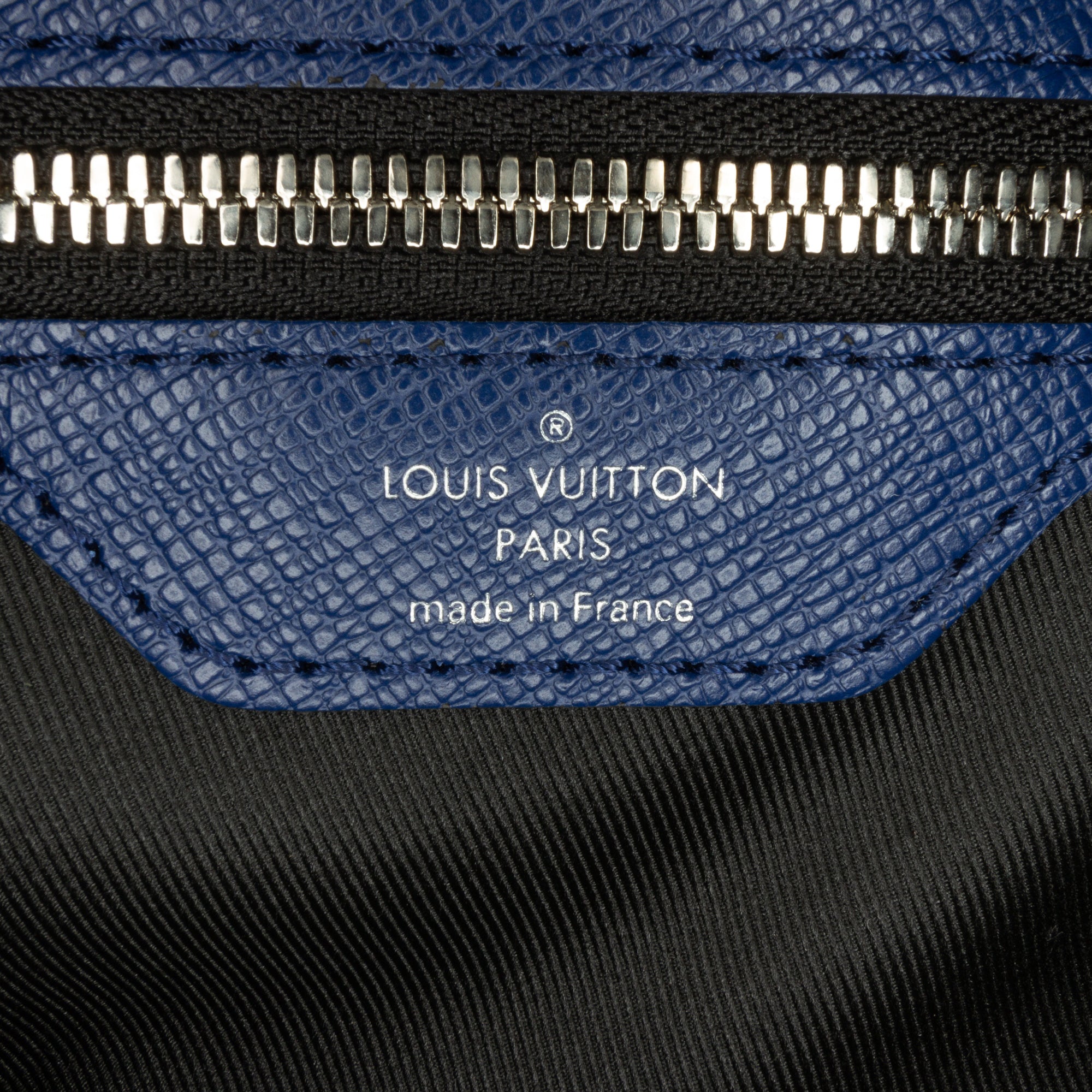 Louis Vuitton Keepall 50 BandouliÃƒÆ’Ã‚Â¨re Blue Taigarama