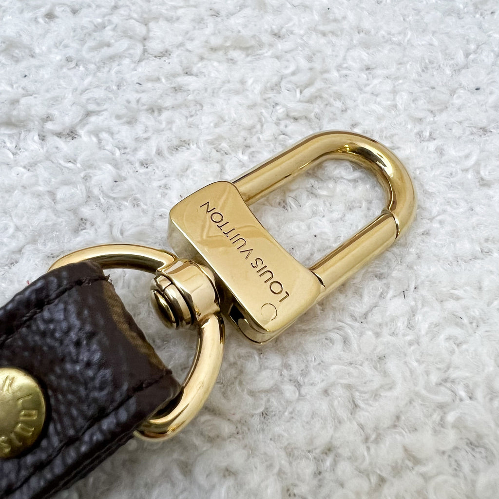LV Bandouliere Strap in Monogram Canvas and GHW