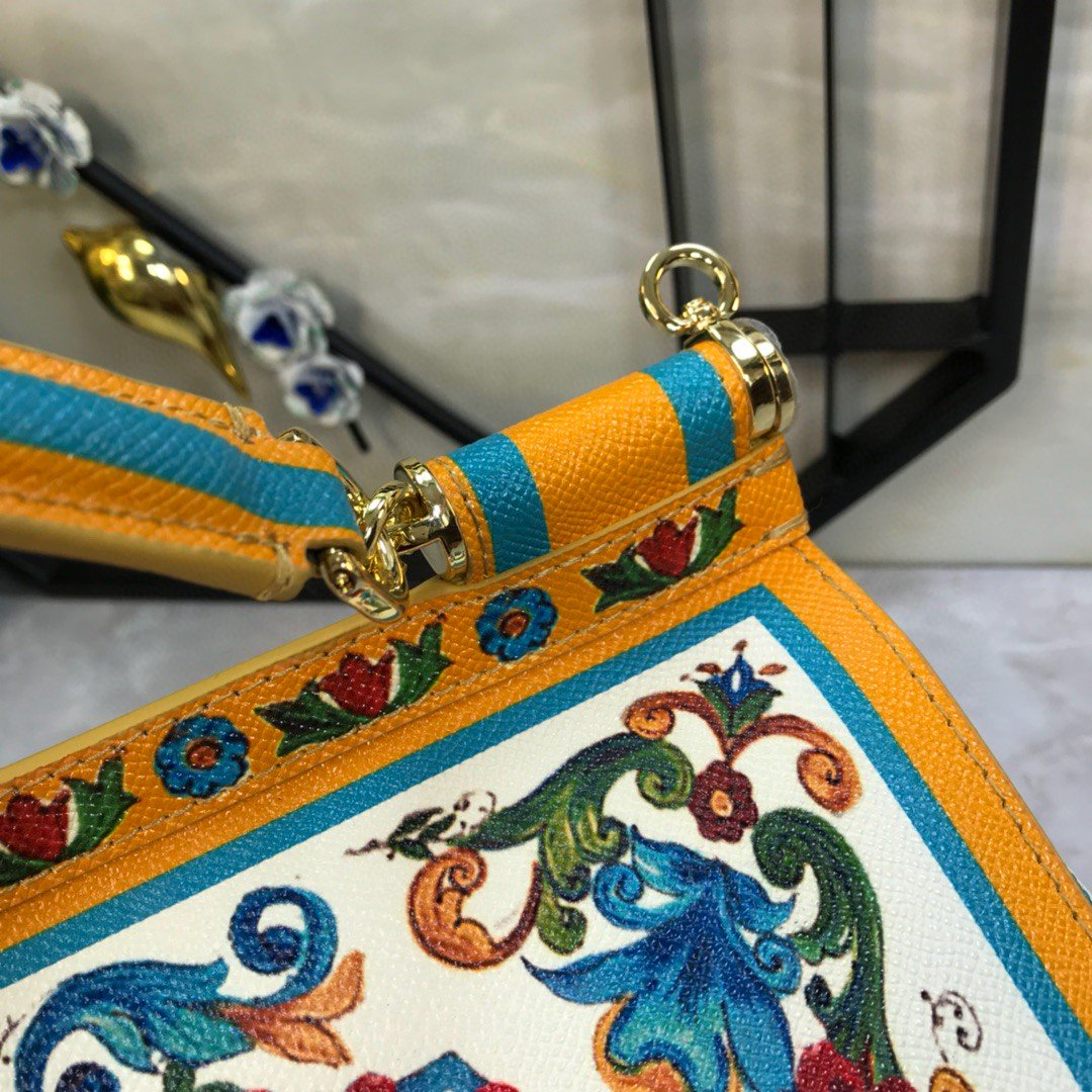 GLAMI 90s Sicily Bag With Logo Print Multicolor For Women 10.2in/26cm GLAMI