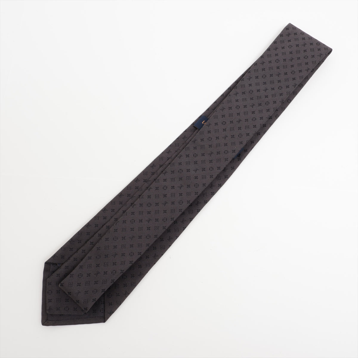 Louis Vuitton M75989 Cravat Neo Monogramim MR4262 Cravat Silk Grey