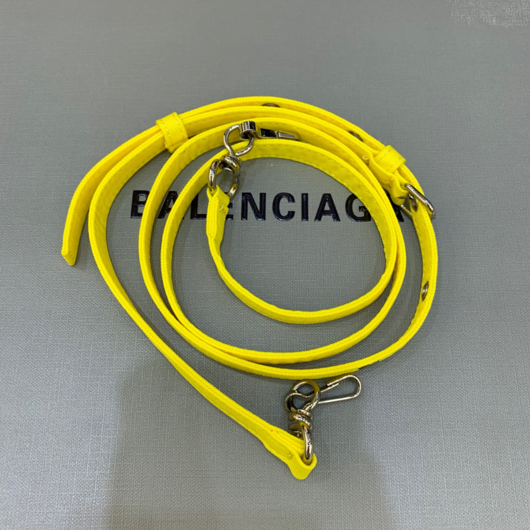 Balen Le Cagole MeGLAMIum Bucket Bag In Yellow, For Women,  Bags 11.8in/30cm