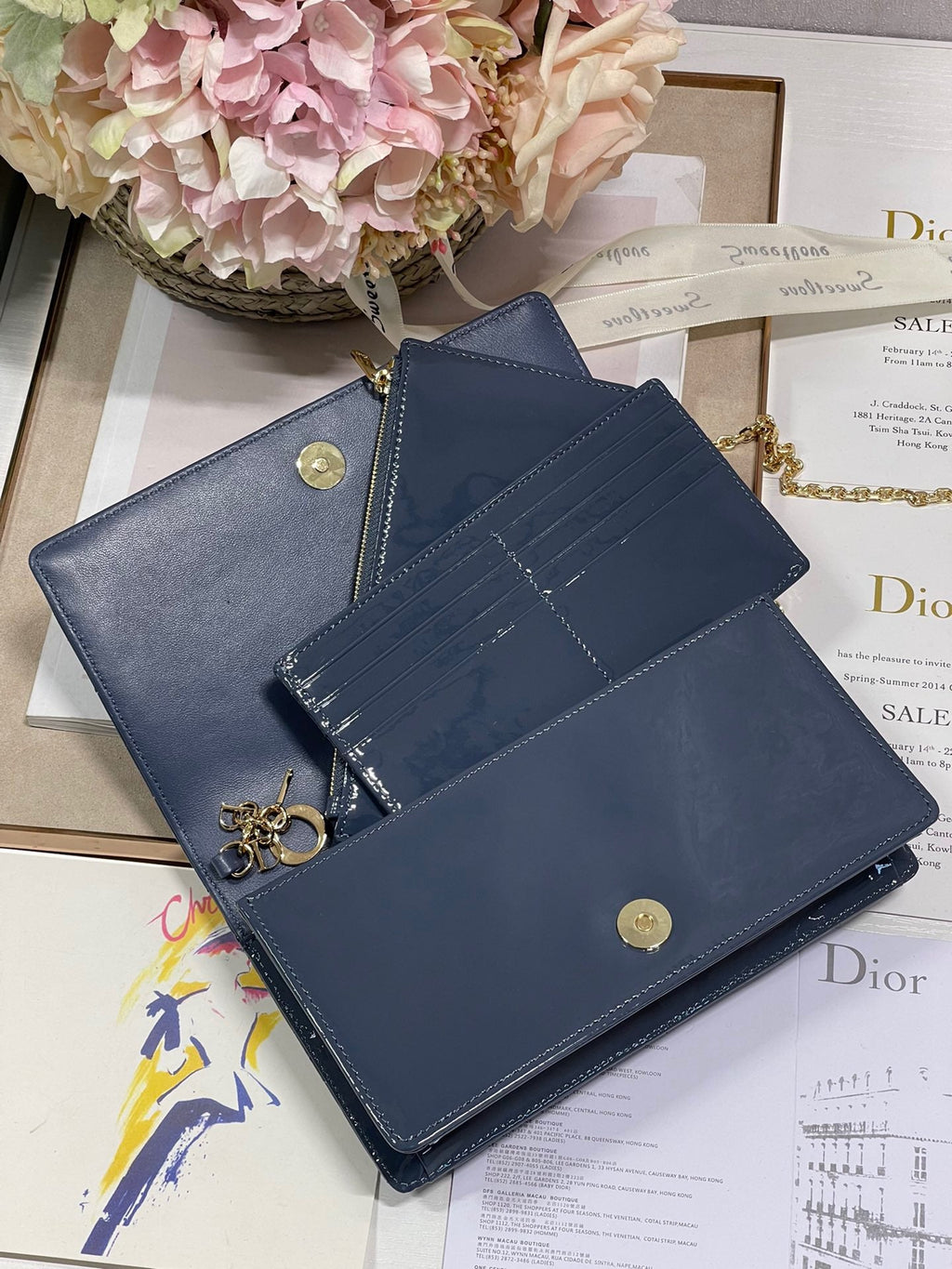 GLAMI Lady Pouch Midnight Blue, For Women, WomenÃ¢â‚¬â„¢s Handbags 8.5in/21.5cm CD