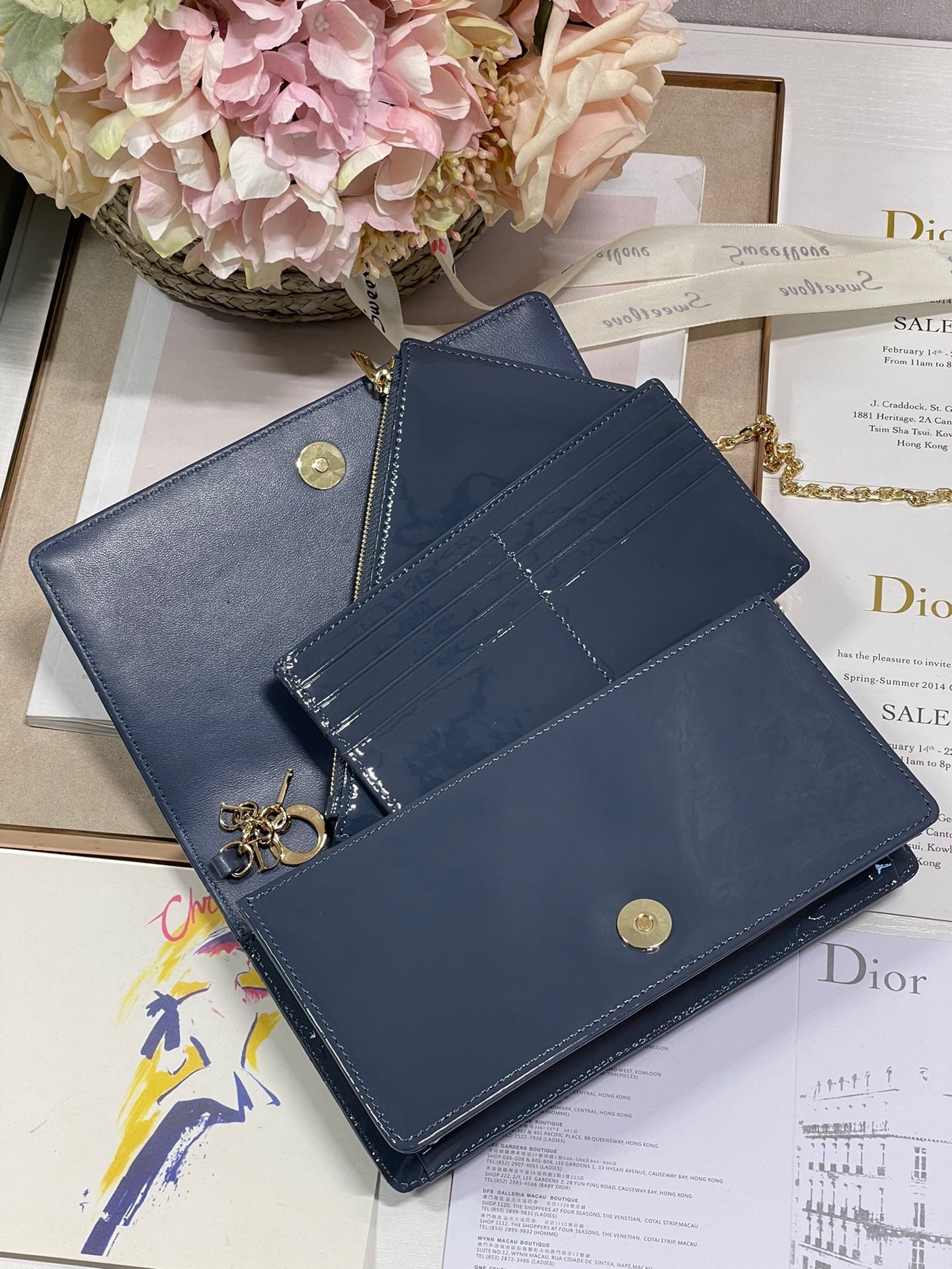 GLAMI Lady Pouch Midnight Blue, For Women, WomenÃ¢â‚¬â„¢s Handbags 8.5in/21.5cm CD