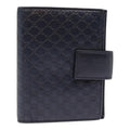 GUCCI Micro GG Canvas Guccissima Day Planner Cover Navy Silver 115240 89008