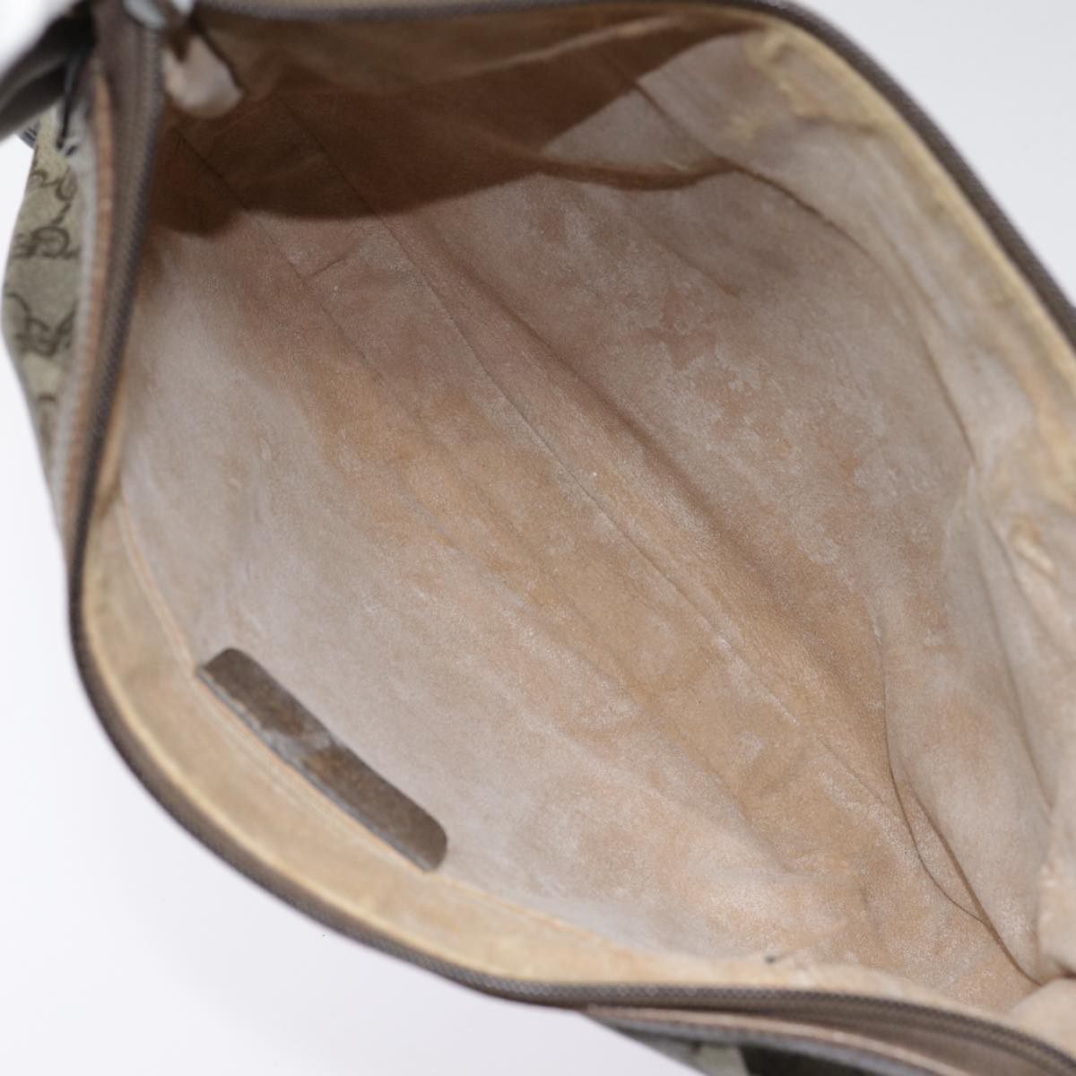 GUCCI GG Supreme PVC Leather Shoulder Bag Beige Brown Gold 41 02 058 89026