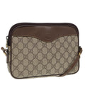 GUCCI GG Supreme Shoulder Bag PVC Leather Beige Gold 007 115 89029