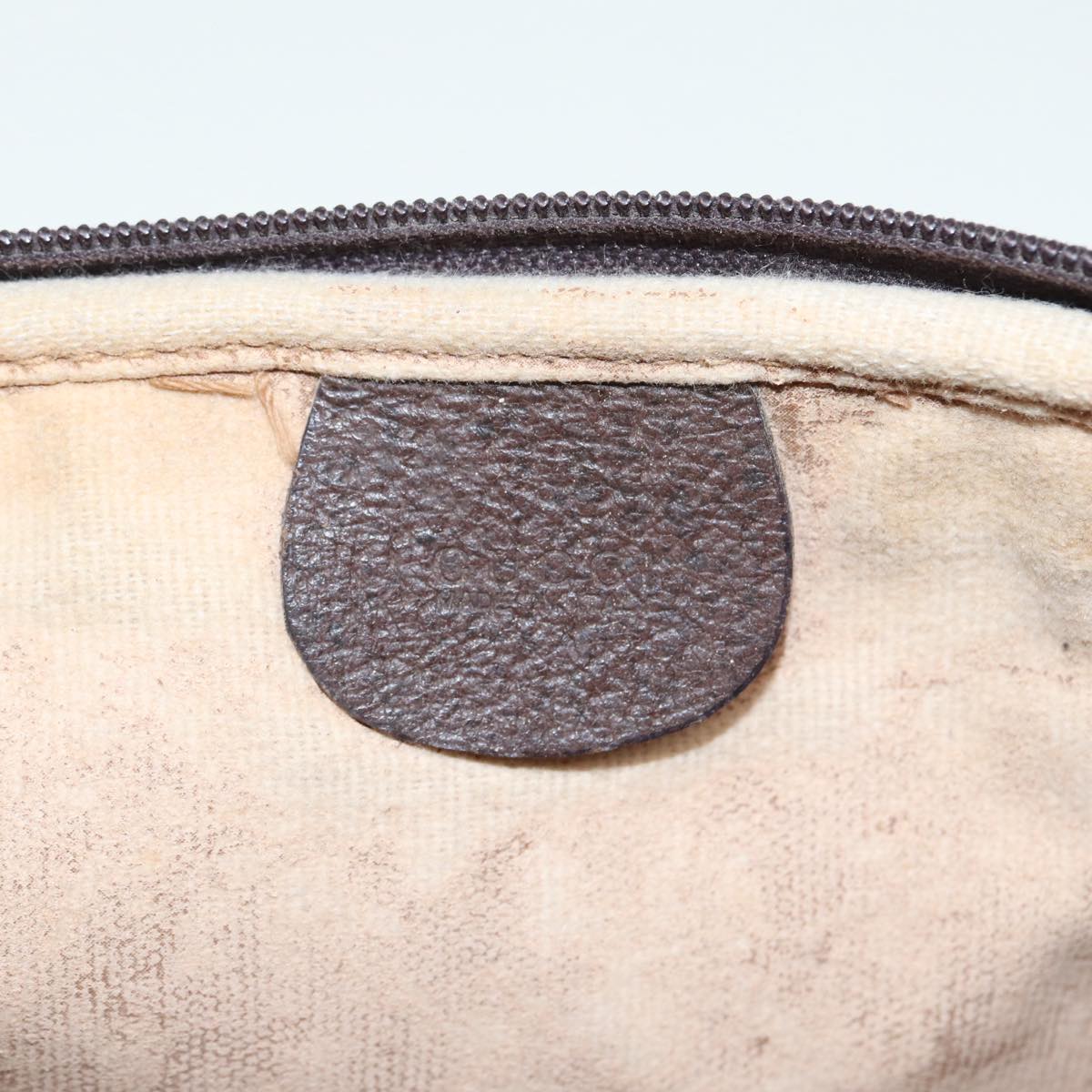 GUCCI GG Supreme Shoulder Bag PVC Leather Beige Gold 007 115 89029