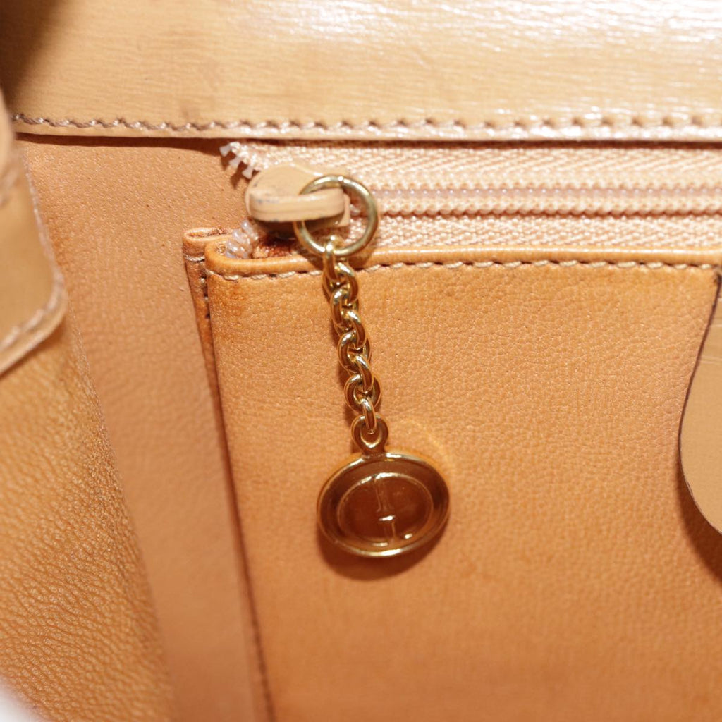 GUCCI Hand Bag Leather 2way Brown Gold 000 110 0211 89031