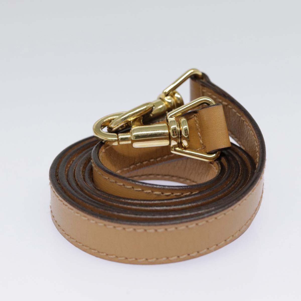 GUCCI Hand Bag Leather 2way Brown Gold 000 110 0211 89031