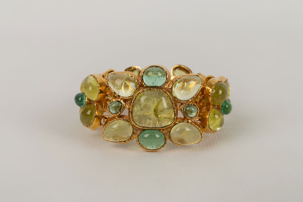 Bracelet en pÃƒÆ’Ã‚Â¢te de verre Chanel