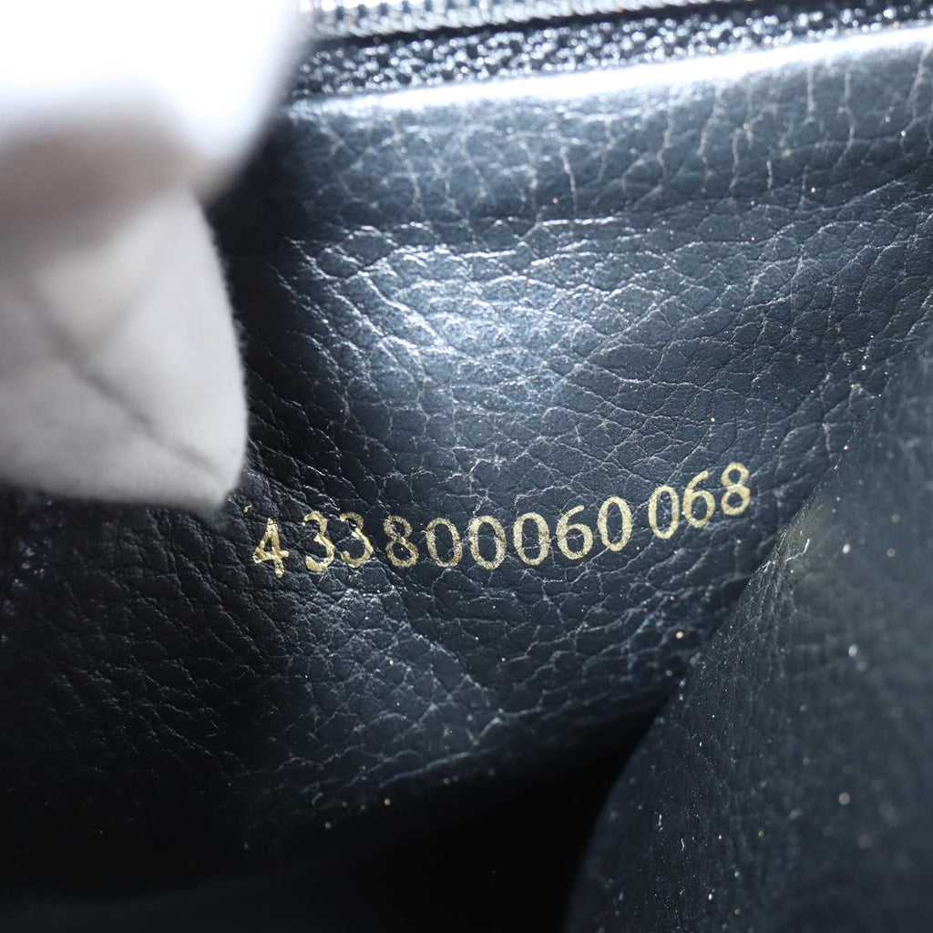 FENDI Pecan Canvas Boston Bag Brown Black gold 89110