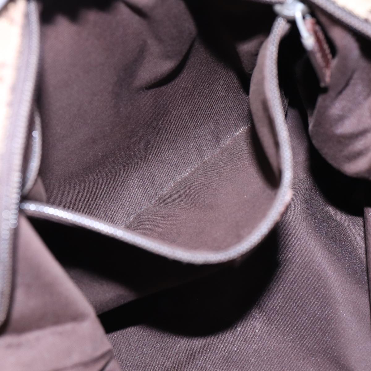 GUCCI GG Canvas Web Sherry Line Shoulder Bag Beige Silver Red 189751 89136