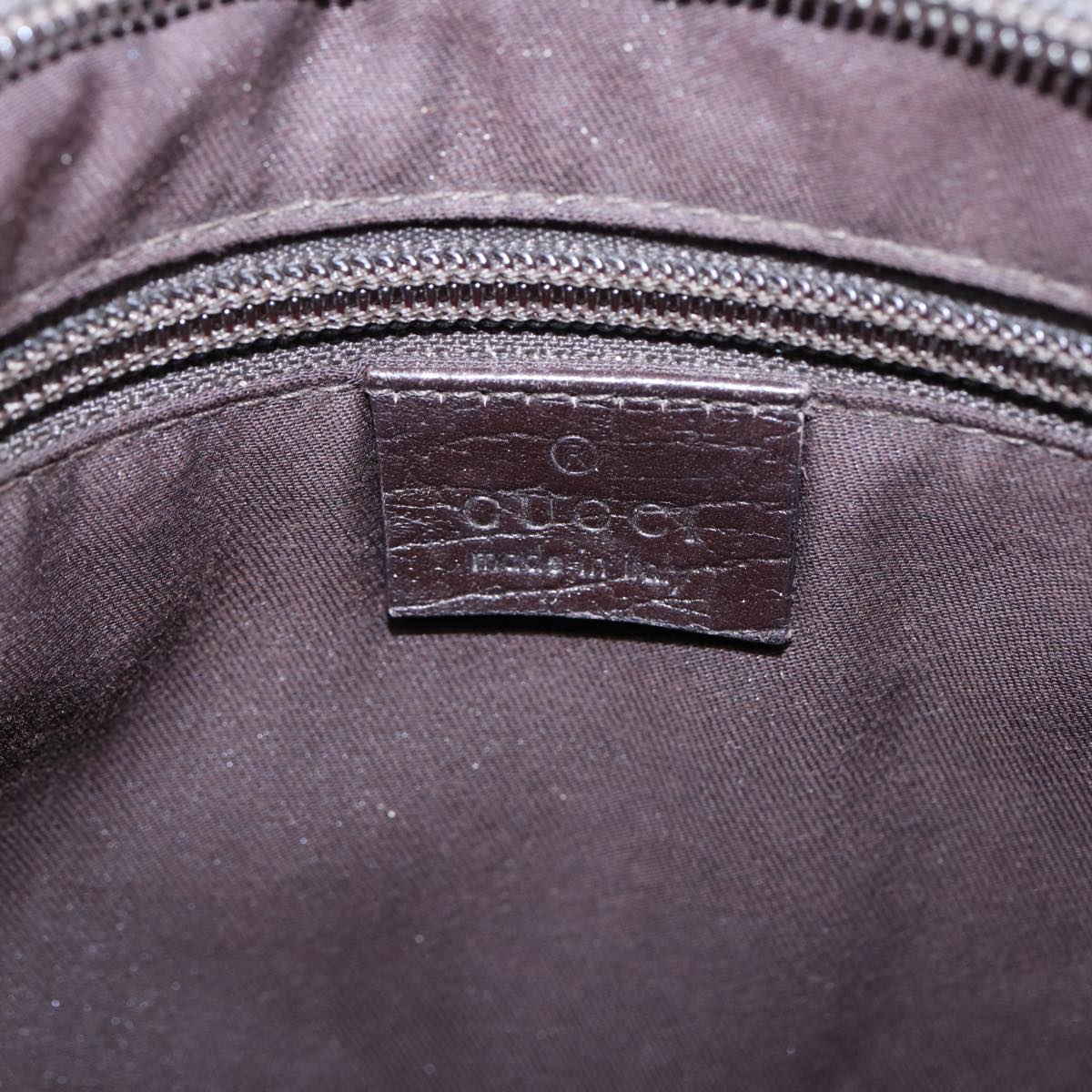 GUCCI GG Supreme Shoulder Bag PVC Leather Beige Silver 141626 89139